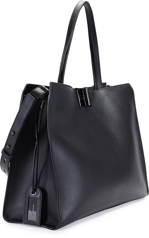 Tom Ford Natalia Leather Turn Lock Tote Bag, $2,990 | Neiman Marcus ...