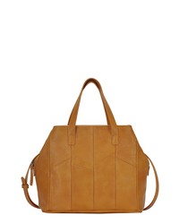 ANTIK KRAFT Patchwork Faux Leather Satchel