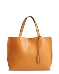 Street Level Reversible Faux Leather Tote Wristlet