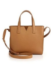 Vince Signature Baby Leather East West Tote