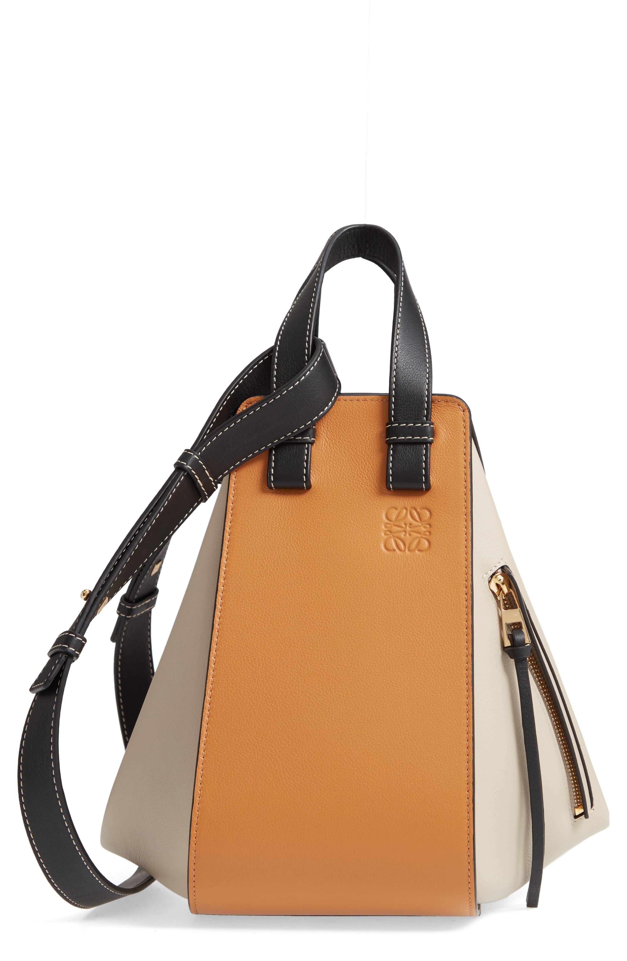 Loewe Small Hammock Leather Hobo Bag