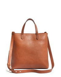 Madewell Small Transport Leather Crossbody Tote