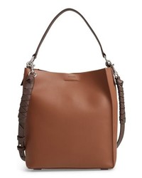 AllSaints Small Voltaire Northsouth Leather Tote