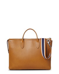 Shinola The Slim Traveler Leather Briefcase