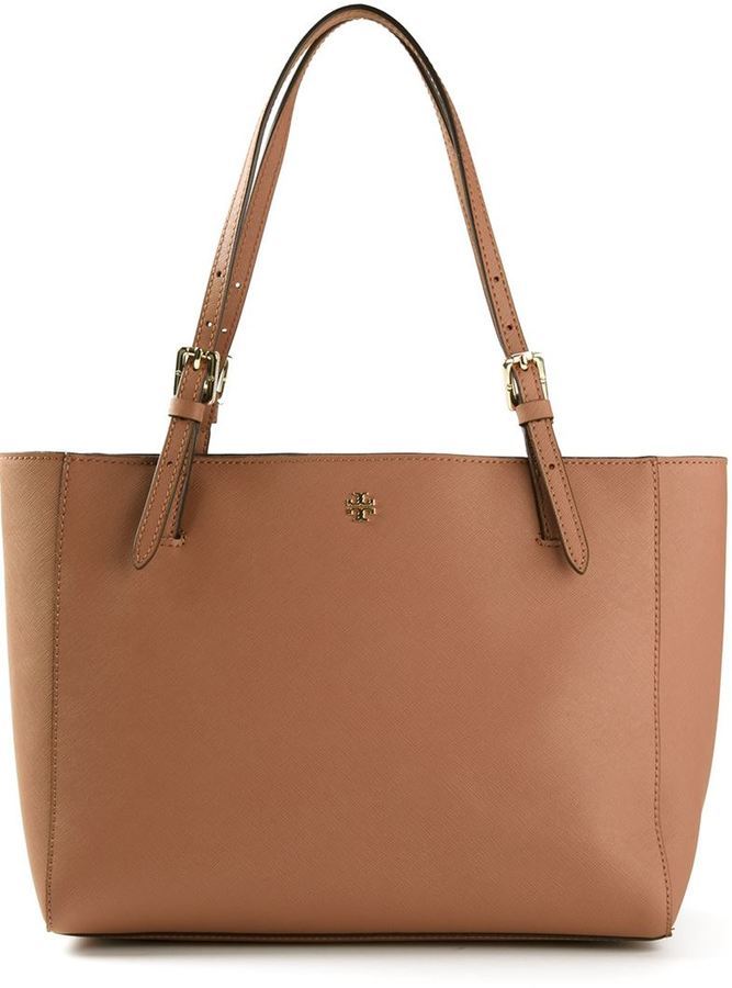 Tory Burch York Buckle Tote in Yellow