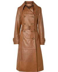 Michael Kors Collection Leather Trench Coat