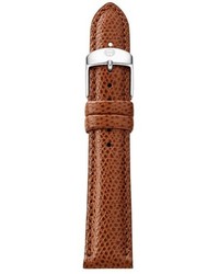 Michele 20mm Leather Watch Strap