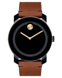 Movado Bold Leather Watch