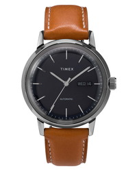 Timex Marlin Automatic Leather Watch