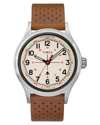 TimexR x Todd Snyder Timex X Todd Snyder The Military Leather Watch