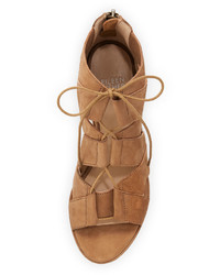 Eileen Fisher Dibs Lace Up Wedge Sandal Sienna