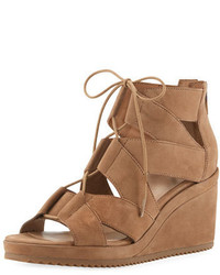 Eileen Fisher Dibs Lace Up Wedge Sandal Sienna