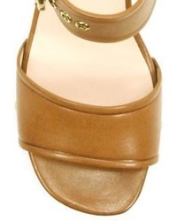 Marc Jacobs Lana Leather Wedge Sandals