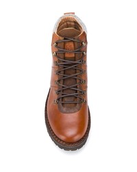 Eleventy Lace Up Leather Boots