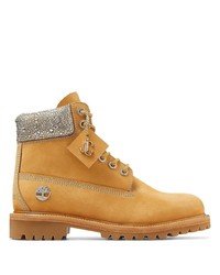 Jimmy Choo X Timberland Crystal Embellished Ankle Boots