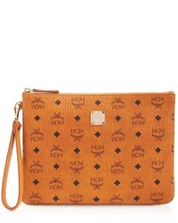 MCM Stark Top Zip Pouch