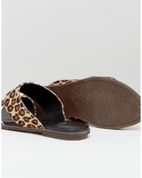 Vagabond Natalia Leopard Slide Sandals