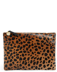 Tobacco Leopard Leather Bag