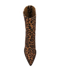 Aquazzura Leopard Print Boots