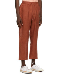 HARAGO Brown Terracota Trousers