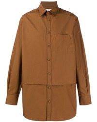 Valentino Layer Effect Buttoned Shirt