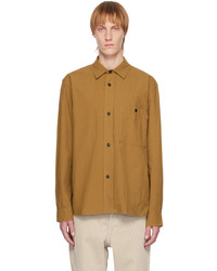 Mhl By Margaret Howell Tan Brushed Shirt