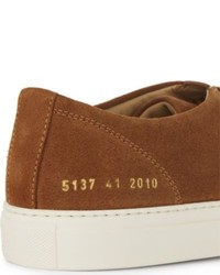 Common Projects New Court Suede Low Top Trainers