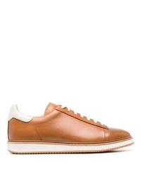 Brunello Cucinelli Round Toe Lace Up Sneakers