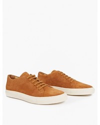 Common Projects Tobacco Low Court Suede Sneakers