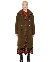 Y's Double Breasted Wool Mohair Coat