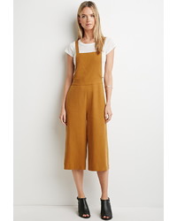 Forever 21 Contemporary Textured Culottes Overalls