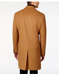 Kenneth Cole Reaction Raburn Wool Blend Over Coat Slim Fit