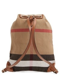 Burberry Chiltern Check Print Backpack