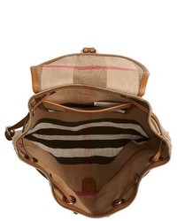 Burberry Chiltern Check Print Backpack