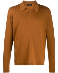 Roberto Collina Long Sleeve Polo Shirt