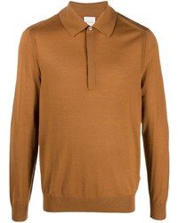 Paul Smith Long Sleeved Knitted Polo Shirt
