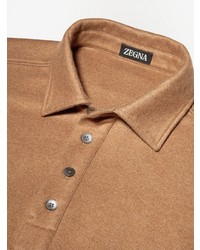 Zegna Long Sleeved Polo Shirt