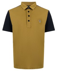 PS Paul Smith Colour Block Panelled Polo Shirt
