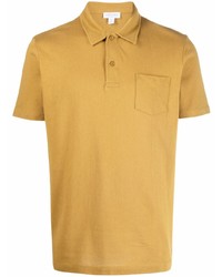 Sunspel Short Sleeved Cotton Polo Shirt