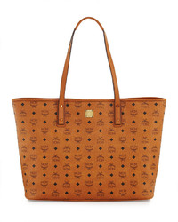 MCM Anya Large Zip Shopper Tote Bag