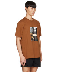 Helmut Lang Brown Cotton T Shirt
