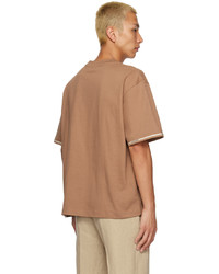 Jacquemus Brown Le T Shirt Toalha T Shirt