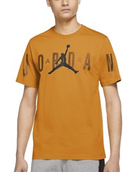 Nike Cotton Graphic T Shirt In Light Currybronzeblack At Nordstrom