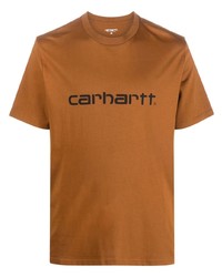 Carhartt WIP Logo Print Short Sleeved T Shirt