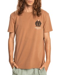 Quiksilver Promote The Stoke Organic Cotton Graphic Tee In Chipmunk At Nordstrom