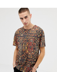 Heart & Dagger Relaxed Fit All Over Printed T Shirt