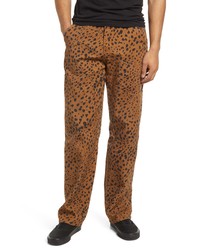 Noon Goons Go Leopard Straight Leg Jeans In Brown Leopard At Nordstrom