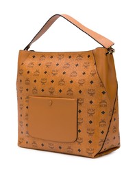 MCM All Over Logo Tote Bag