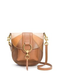 Frye Ilana Colorblock Leather Saddle Bag
