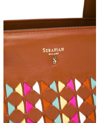 Serapian Logo Pin Tote Bag